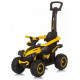 ATV pentru copii, maner de impins pentru parinti detasabil, Pentru interior si exterior, galben