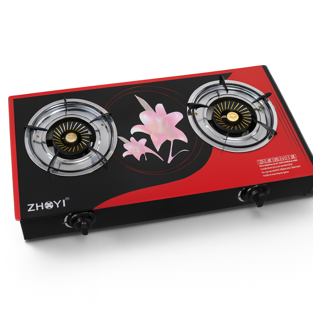 Aragaz Plita cu 2 Ochiuri, Panou Sticla, Alimentare Butelie