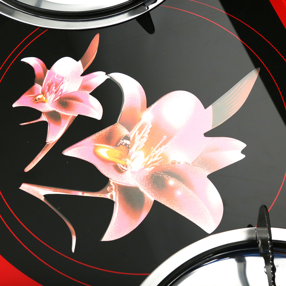 Aragaz Plita cu 2 Ochiuri, Panou Sticla, Alimentare Butelie