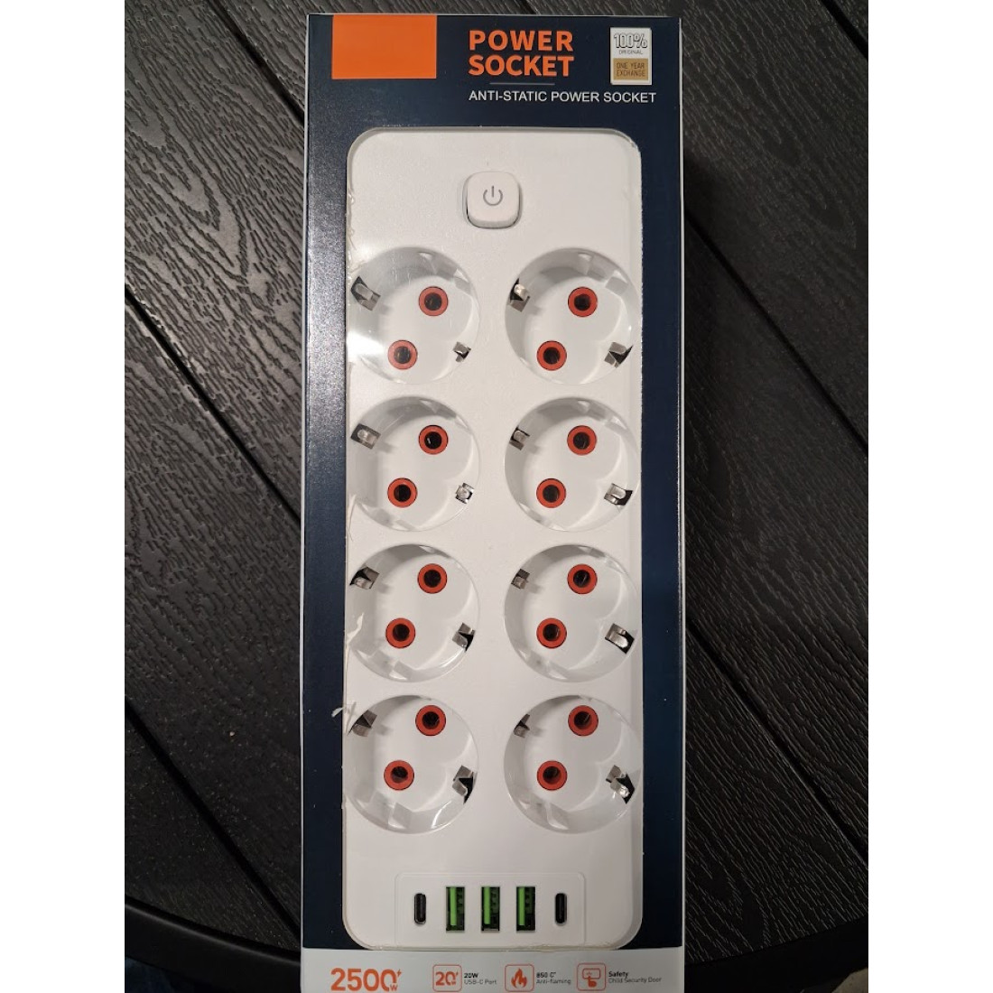 PRELUNGITOR 3M CU 8 PRIZE, 3 PORTURI USB SI 2 PORTURI USB-C