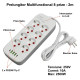 Prelungitor 3m multifunctional 8 prize, 3 x USB 2.1A, 2 x porturi USB-C si Intrerupator Prelungitor 3m multifunctional 8 prize, 3 x USB 2.1A, 2 x porturi USB-C si Intrerupator