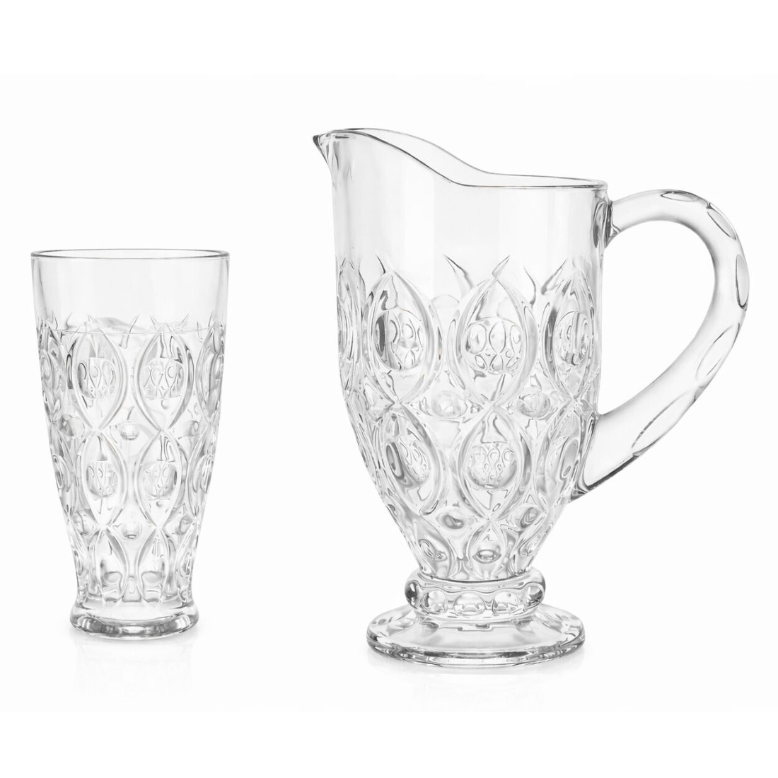 Set Carafa 1000 ml si 6 Pahare 300 ml