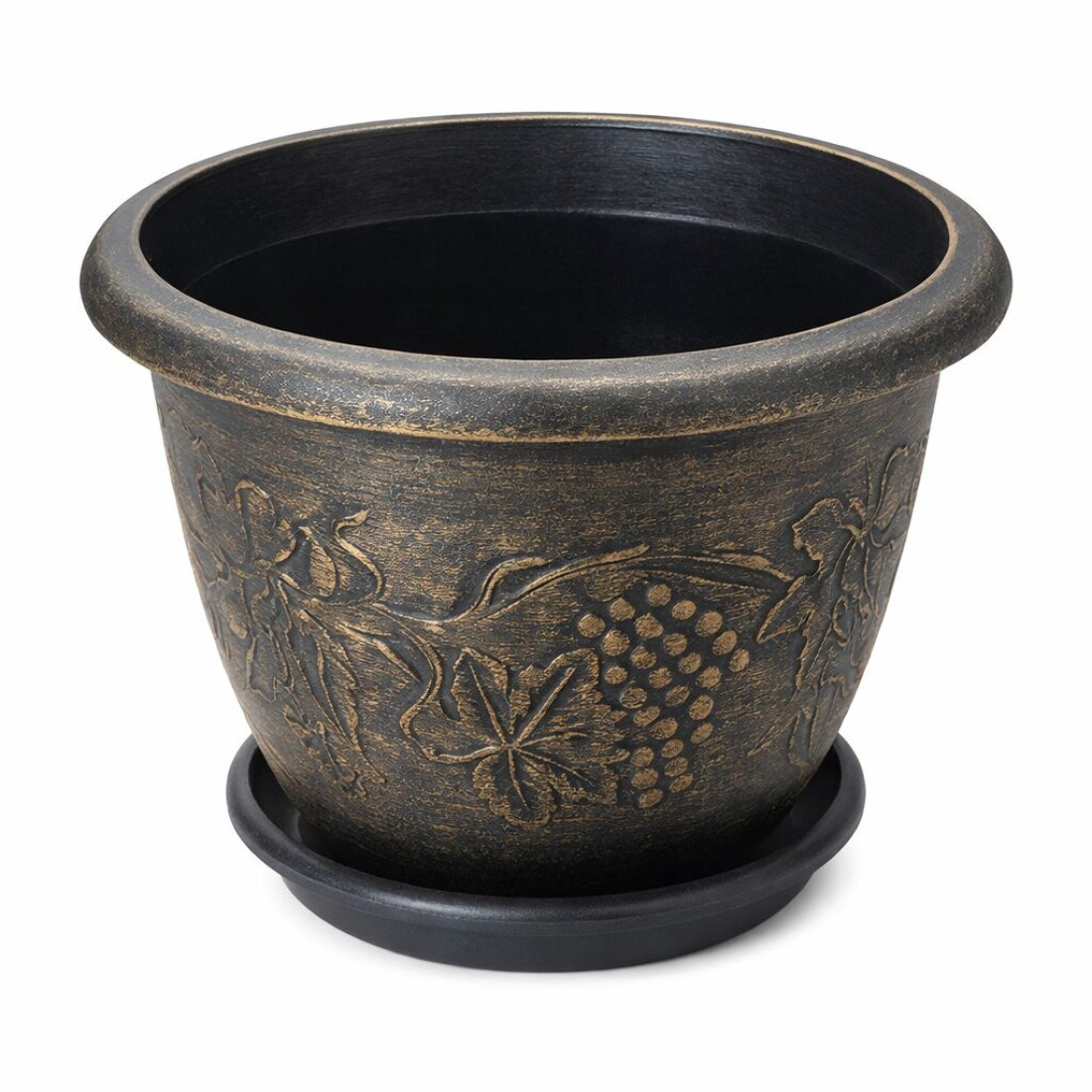 Ghiveci decorativ pentru flori PVC, 36 cm x 30 cm