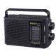 Radio portabil Meier 565BT, Baterie reincarcabila, FM/AM/SW, USB, MP3, Bluetooth, Lanterna