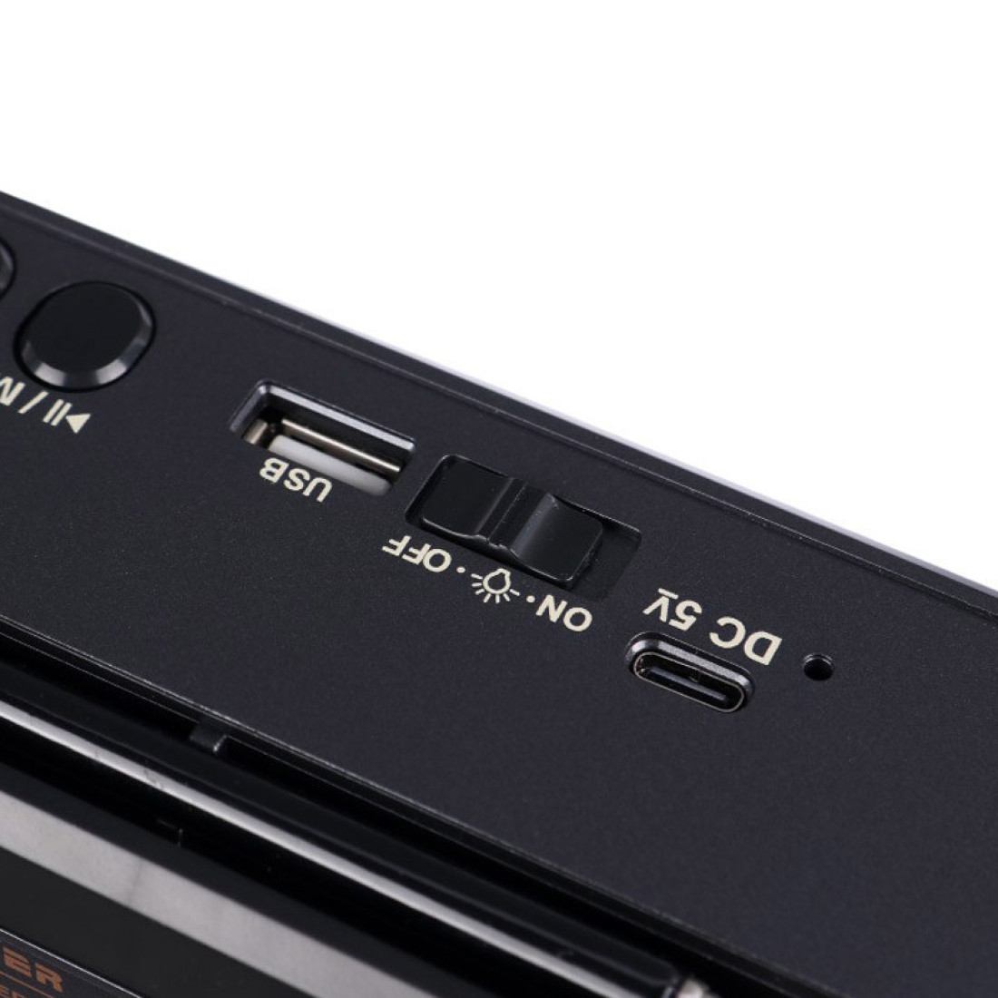 Radio portabil Meier 565BT, Baterie reincarcabila, FM/AM/SW, USB, MP3, Bluetooth, Lanterna