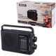 Radio portabil Meier 565BT, Baterie reincarcabila, FM/AM/SW, USB, MP3, Bluetooth, Lanterna