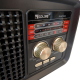 Radio portabil cu incarcaracare solara RAC-RX-BT3500, FM/AM/SW, USB, TF MP3, Bluetooth, Lanterna, Negru