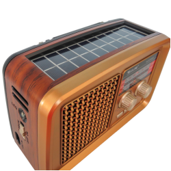 Radio portabil cu incarcaracare solara RAC-RX-BT3500, FM/AM/SW, USB, TF MP3, Bluetooth, Lanterna