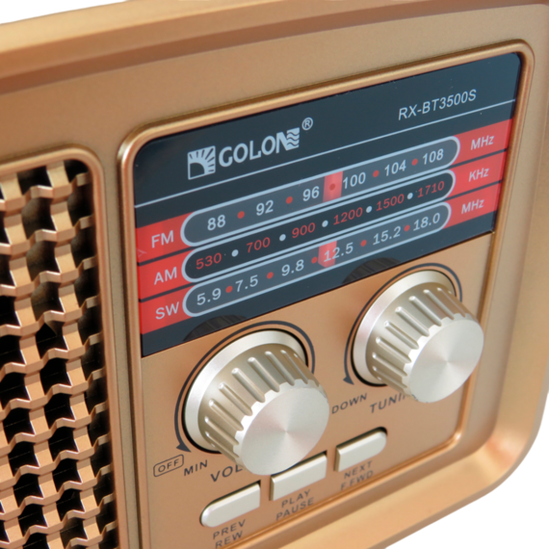 Radio portabil cu incarcaracare solara RAC-RX-BT3500, FM/AM/SW, USB, TF MP3, Bluetooth, Lanterna