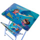 Set Masa pliabila cu Scaun pentru Copii, RAC, Masa 60x40 cm, Scaun 28x28 cm, Culoare Albastru, Model Aqua Magic