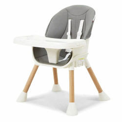 Scaun de masa, RDB-HA018, multifunctional pentru bebelusi si copii, Gri Scaun de masa, RDB-HA018, multifunctional pentru bebelusi si copii, Gri