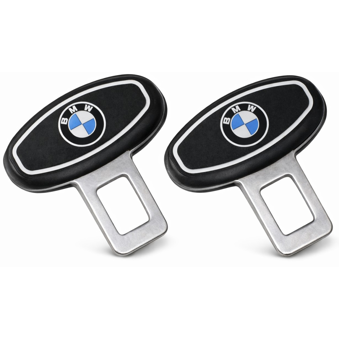 Set 2 cleme anulare sunet centura auto, BMW, negre