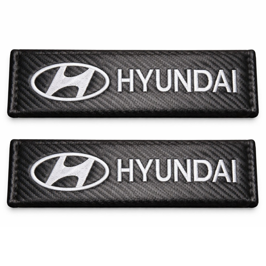 Set 2 huse de protectie centura, 24x6 cm, HYUNDAI, negre