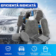 Set profesional de curatare si detailing auto, 9 piese, interior si exterior, manusa, burete dublu, 3 lavete, 3 piese pentru lustruire, microfibra, gri