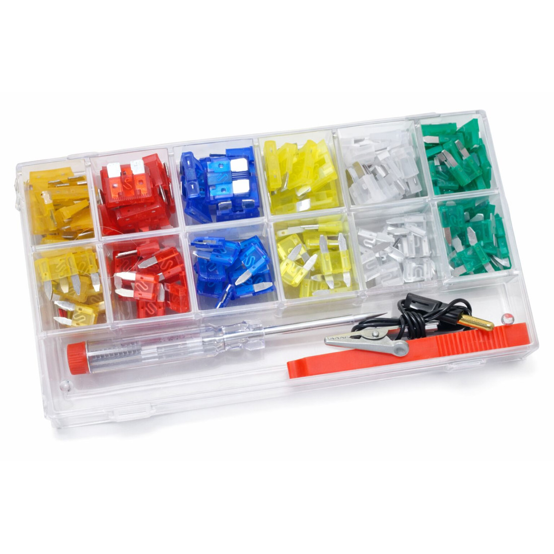 Set sigurante auto 034 cu un tester de tensiune