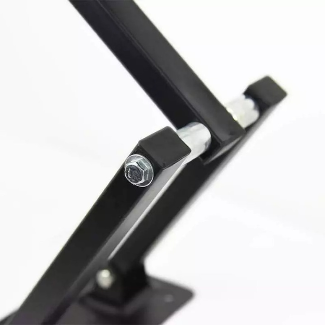 Suport universal TV de perete fix RTS-117B-2, Diagonala ecran: 14" - 55" (35 - 140cm), Inclinare reglabila -15°/+15° grade, Instalare Usoara, Negru