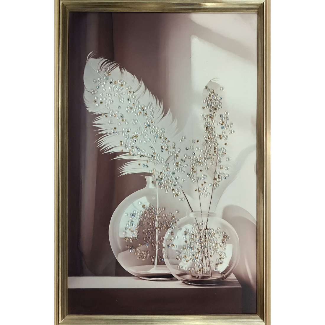 TABLOU MODERN PENE ALBE 40X50