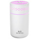 Umidificator portabil alb, 260mL, cu alimentare USB, lumini LED colorate