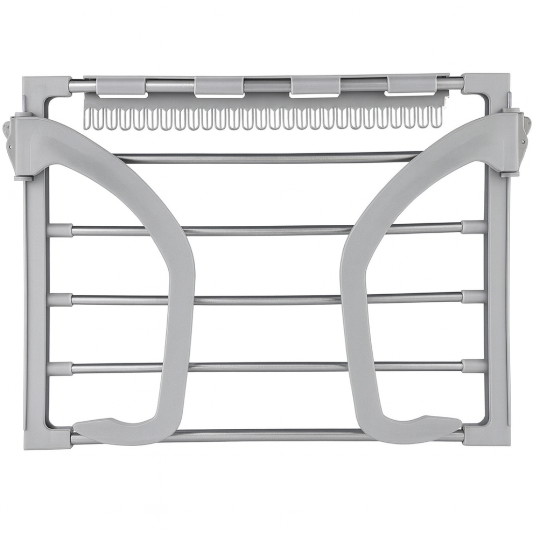 Uscator de rufe cu suport de prindere pe calorifer, gri, 32X50 cm