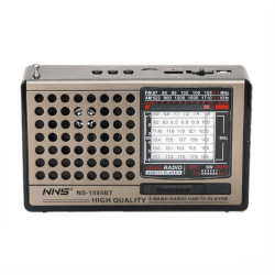 Radio portabil RDB 1588BT functii multiple, radio FM/AM/SW, Bluetooth, stereo, Negru