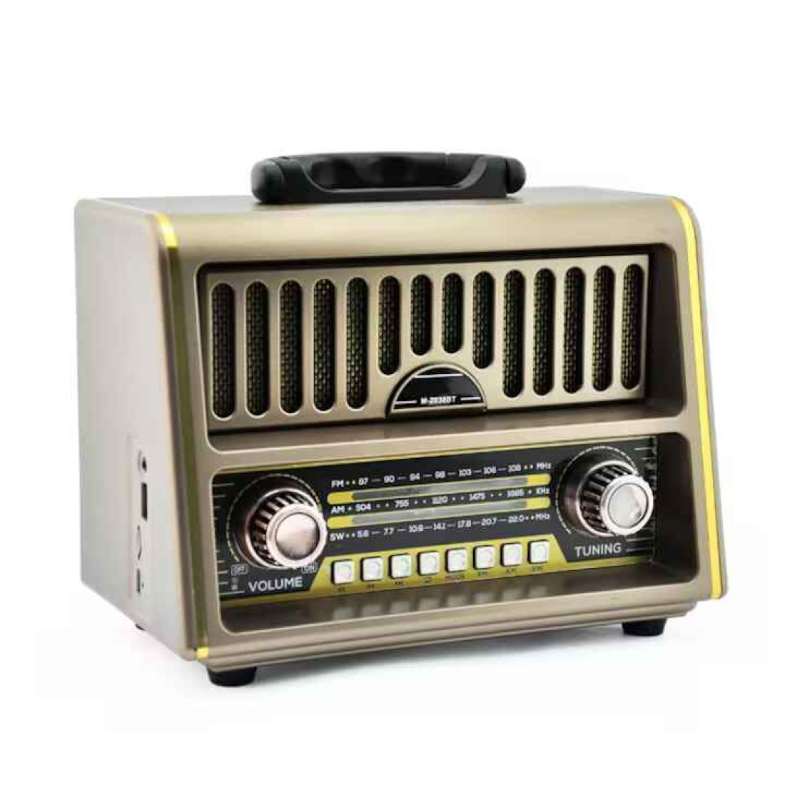 Radio portabil RDB 2030BT, functii multiple, Radio FM/AM/SW, Bluetooth, Stereo