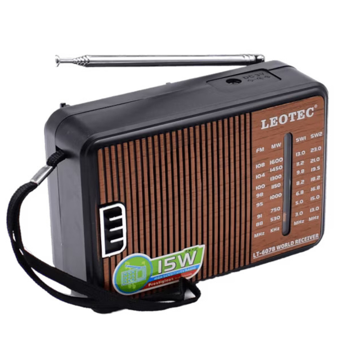 Radio portabil RDB 607B, FM/AM/SW