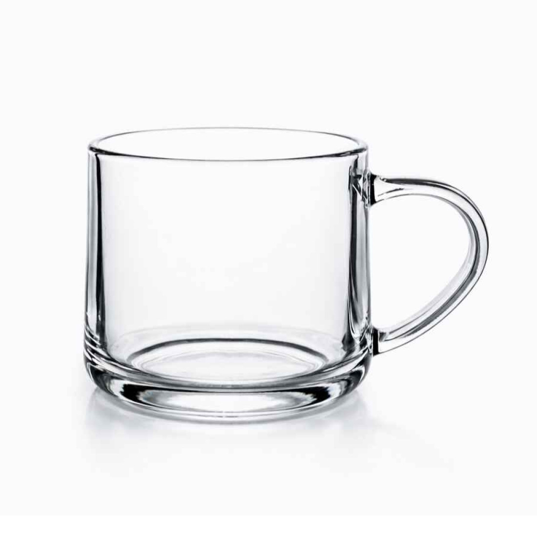 Set 2 cani transparente, 375 ml, 8.7 x 8.3 cm, design minimalist