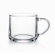 Set 2 cani transparente, 375 ml, 8.7 x 8.3 cm, design minimalist