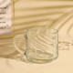 Set 2 cani transparente, 375 ml, 8.7 x 8.3 cm, design minimalist