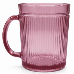 Set 3 cani roz, 330 ml, 8 x 10 cm