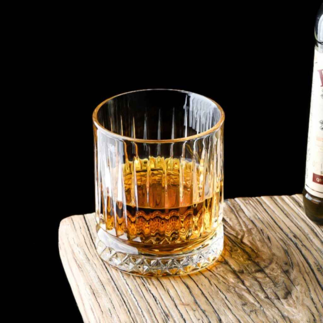 Set 6 pahare elegante cu margine aurie, 290ml, 8 x 9 cm