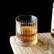 Set 6 pahare elegante cu margine aurie, 290ml, 8 x 9 cm