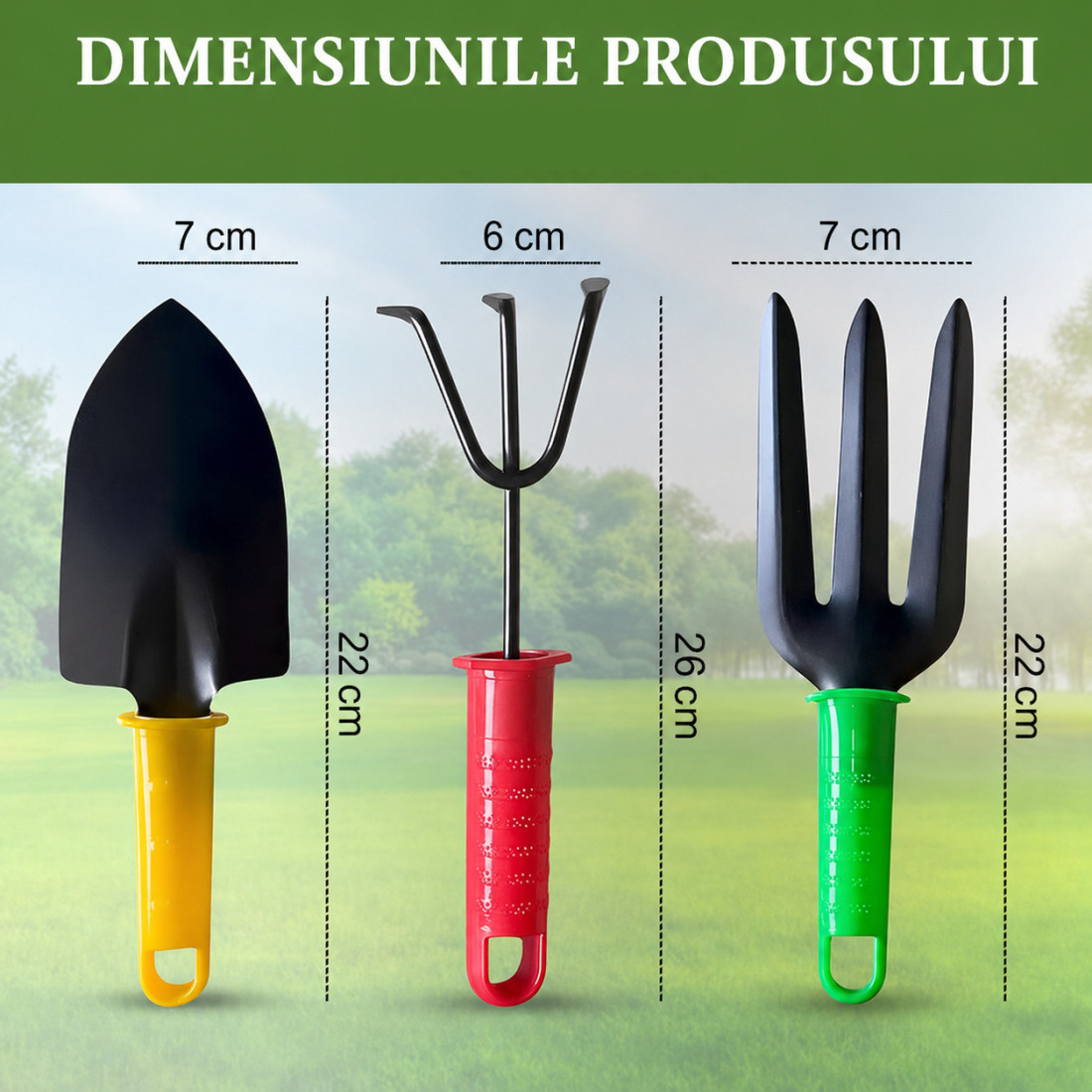 Set de 3 ustensile de gradinarit