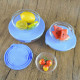 Set 5 caserole cu capace, inchidere ermetica