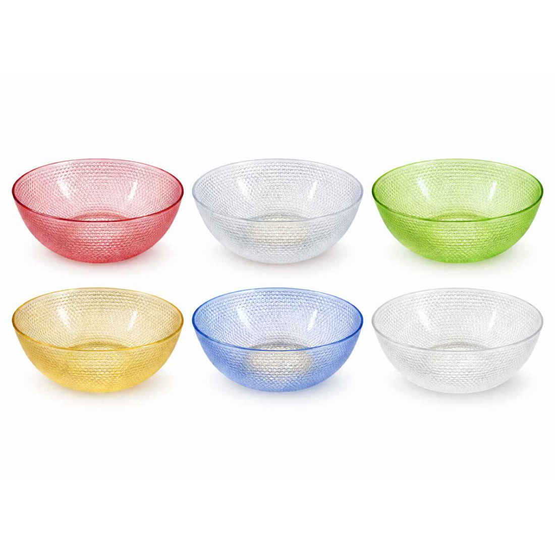 Set 6 boluri multicolore, 300 ml, 12 x 5 cm Set 6 boluri multicolore, 300 ml, 12 x 5 cm