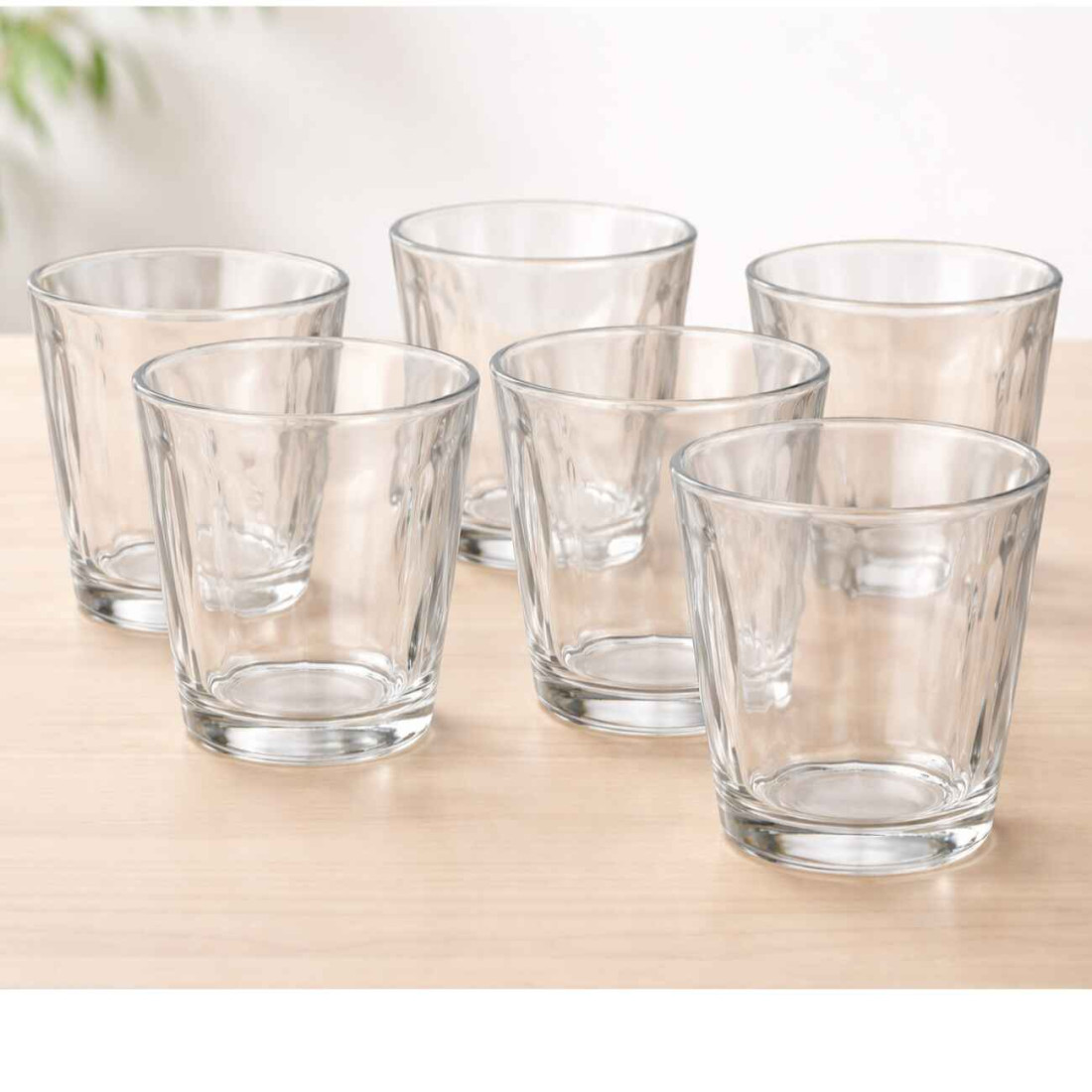 Set 6 pahare, 310ml, 8 x 9 cm