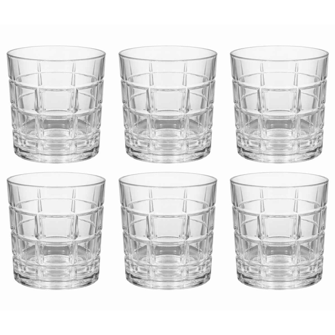 Set 6 pahare, 320ml, 8x9cm