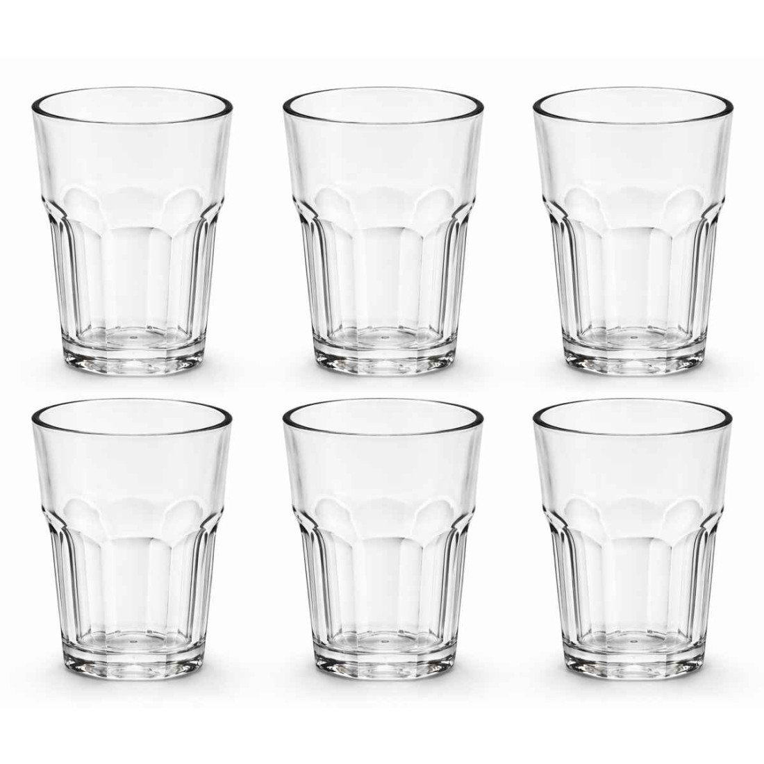 Set 6 pahare, 310ml, 12 x 7.5 cm