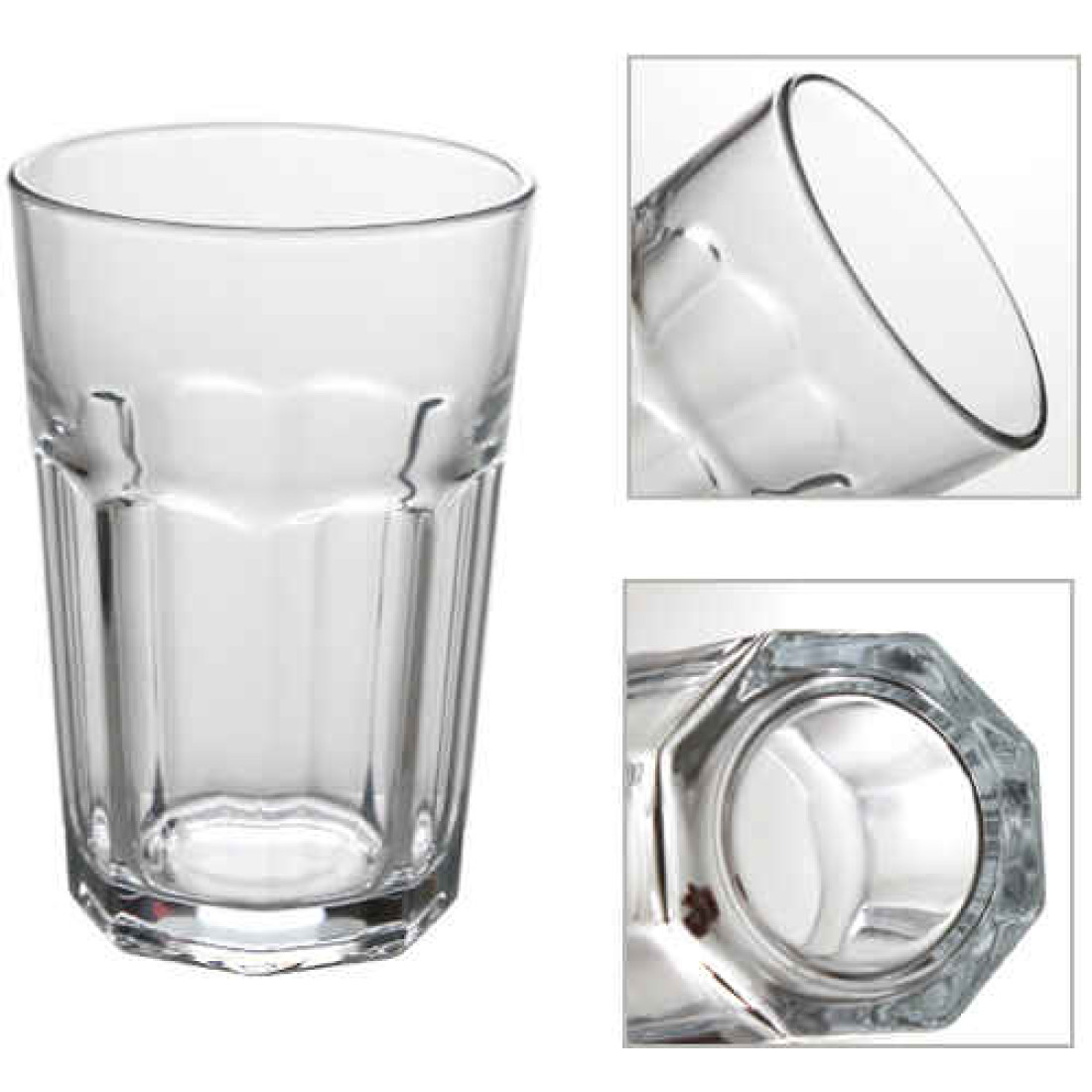 Set 6 pahare, 310ml, 12 x 7.5 cm