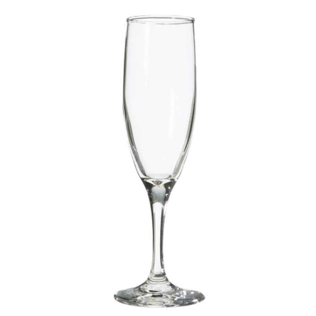 Set 6 pahare cu picior pentru sampanie si vin, 180 ml, 21.5 x 5 cm