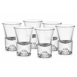 Set 6 pahare, 17 ml, 3 x 6 cm