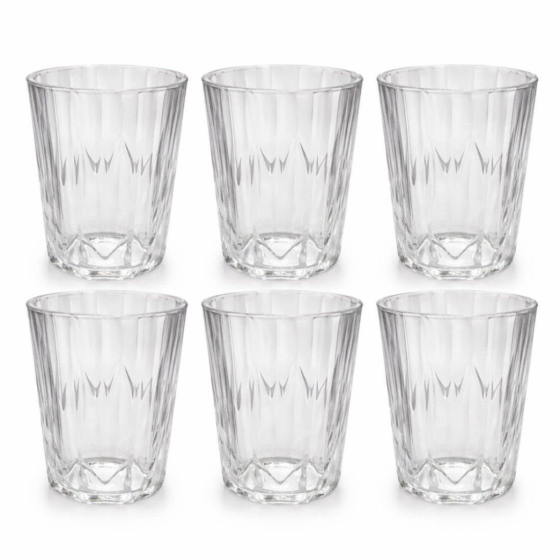 Set 6 pahare, 210 ml, 10 x 7 cm