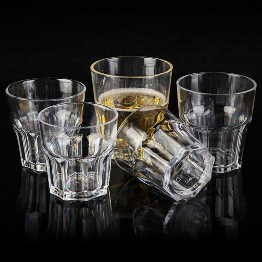 Set 6 pahare Gibraltar pentru whisky, 200ml, 8 x 8.5 cm