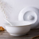 Supiera cu capac, simpla, design minimalist, 24 cm diametru, 10 cm inaltime, portelan alb
