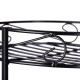 Etajera metalica pentru flori cu 5 nivele, fier, 65 cm inaltime, 125 cm lungime, 23 cm latime