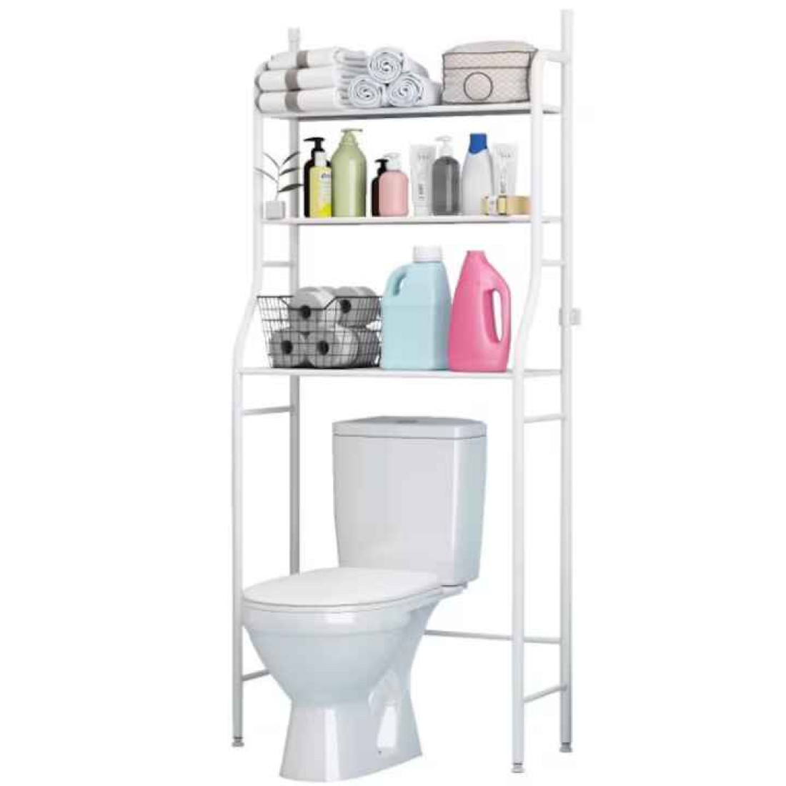 Suport cu 3 rafturi pentru masina de spalat