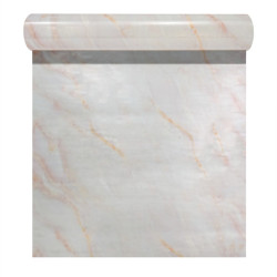 Tapet autoadeziv crem, design realist tip marmura, 60x300cm RAC-0035
