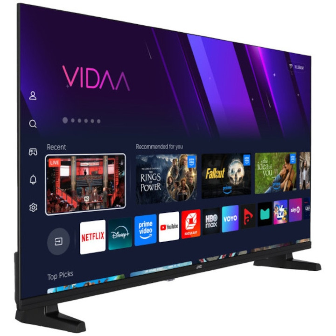 Televizor JVC LED 32VDH2500, 80 cm, Smart, HD, Clasa D 