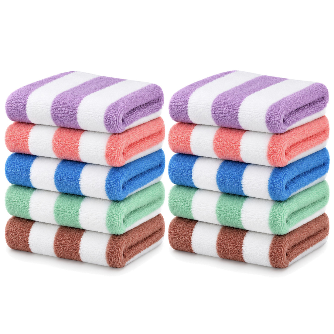 Set 10 Prosoape de Bucatarie din Microfibra, 30 x 30 cm, Multifunctionale, Super Absorbante, Uscare Rapida, Reutilizabile, Moi si Durabile