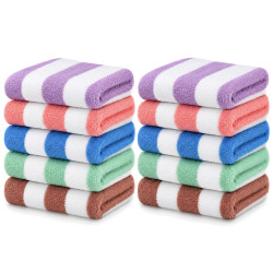 Set 10 Prosoape de Bucatarie din Microfibra, 30 x 30 cm, Multifunctionale, Super Absorbante, Uscare Rapida, Reutilizabile, Moi si Durabile